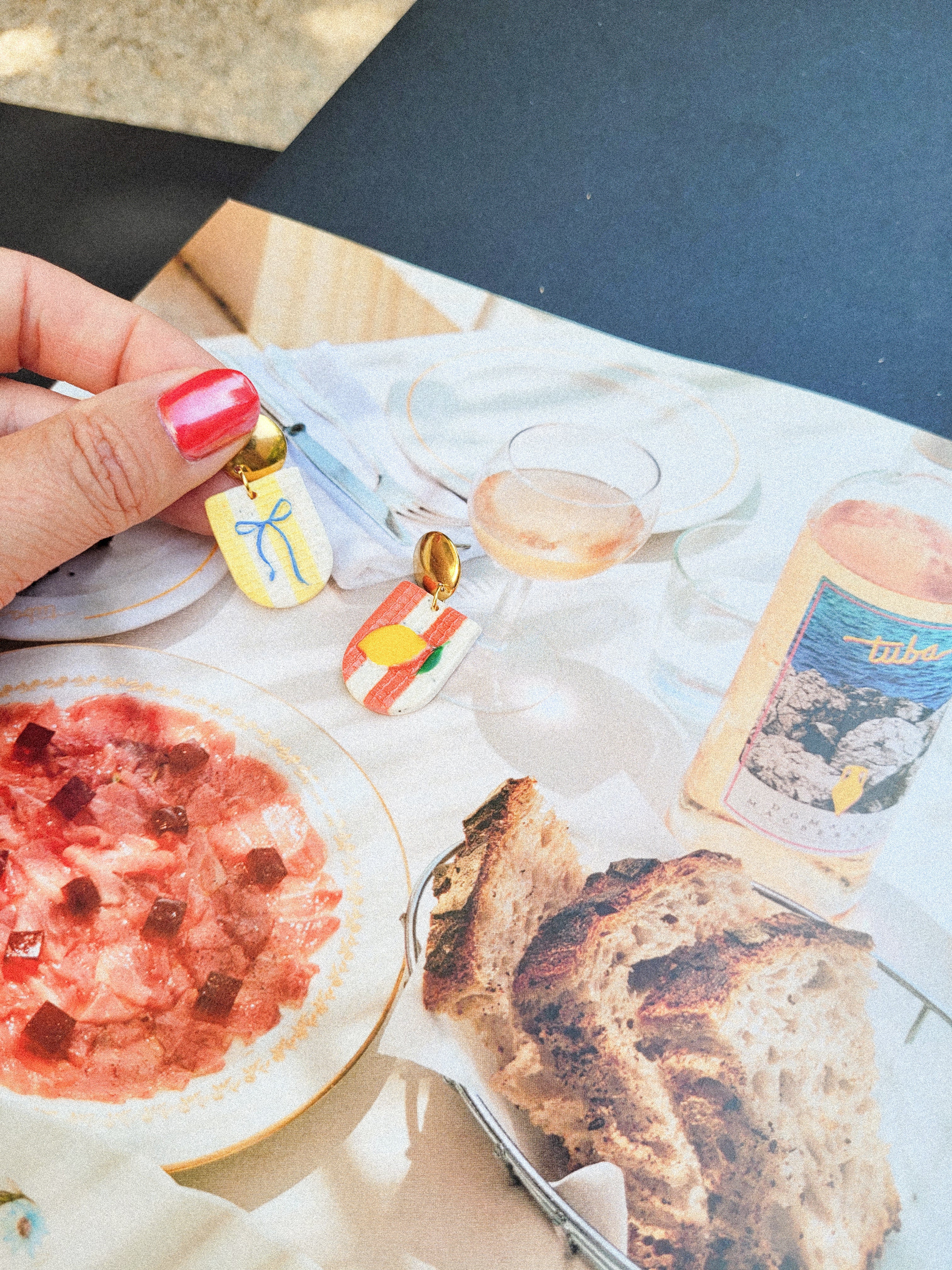 Handgemaakte one of a kind limited oorbellen van More than Rubies