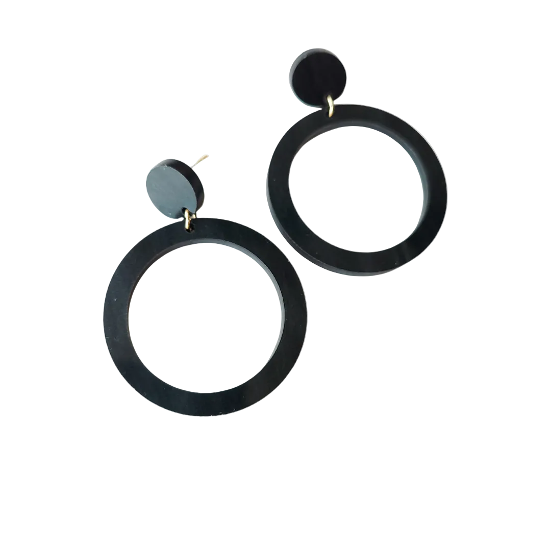 Statement oorbellen | Rond | Nina | PARELMOER