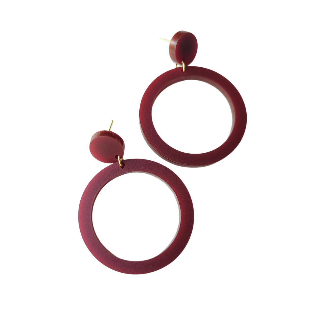 Statement oorbellen | Rond | Nina | MAT