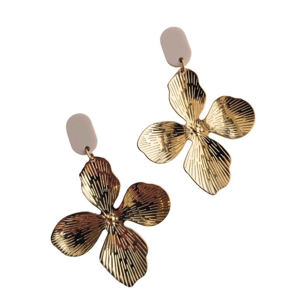 Statement oorbellen | Bloem | Lilly