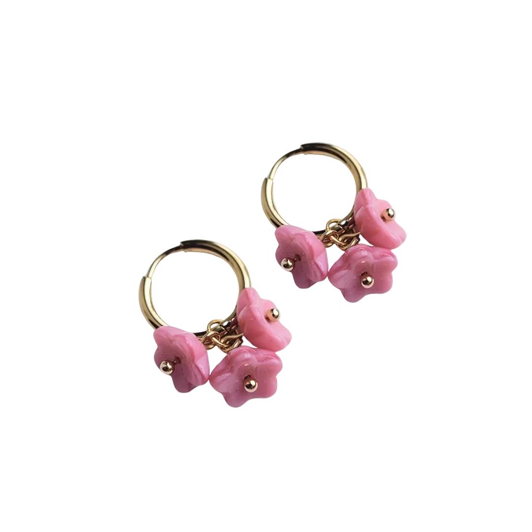 Oorringen huggie | goud of zilver | Fleurie