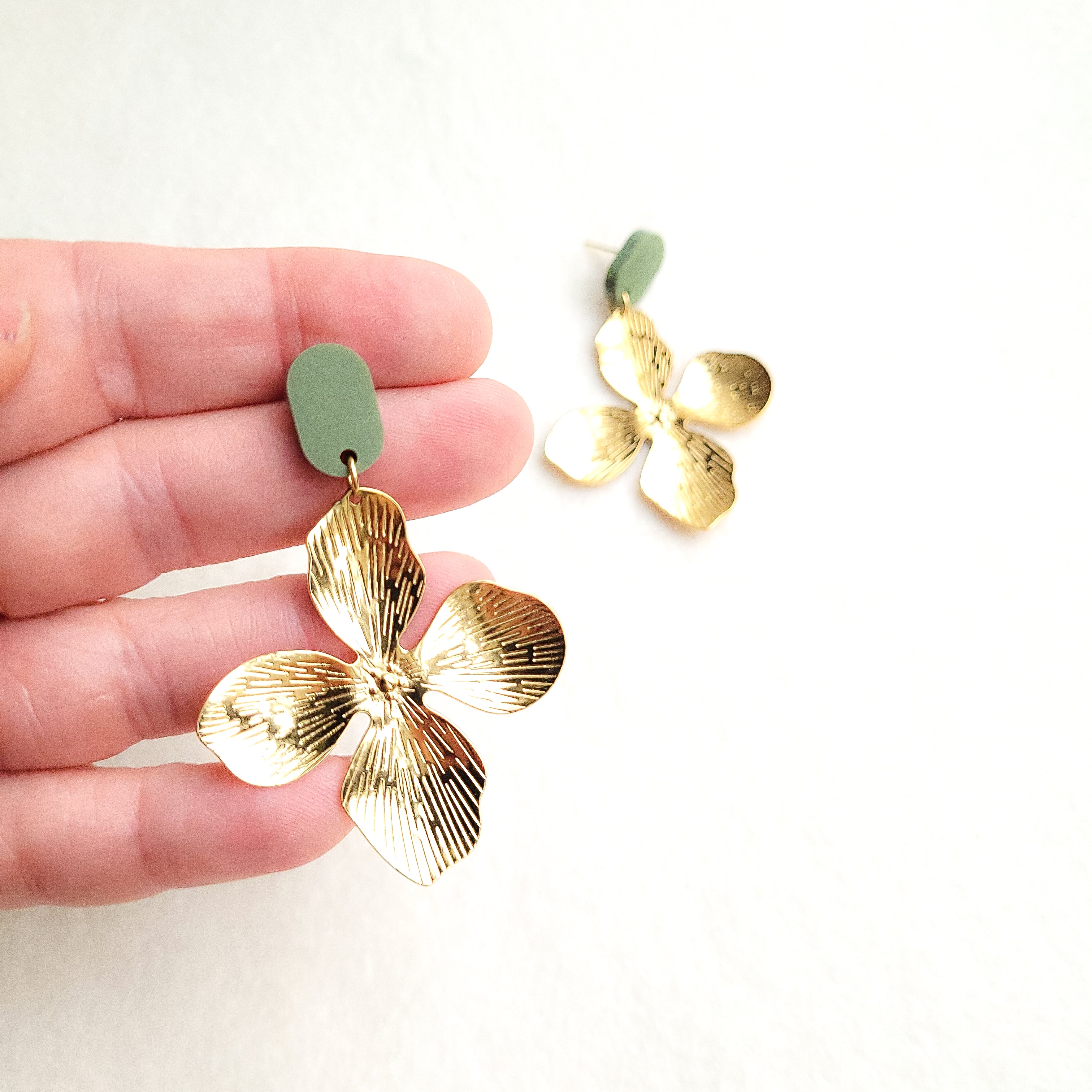 Statement oorbellen | Bloem | Lilly