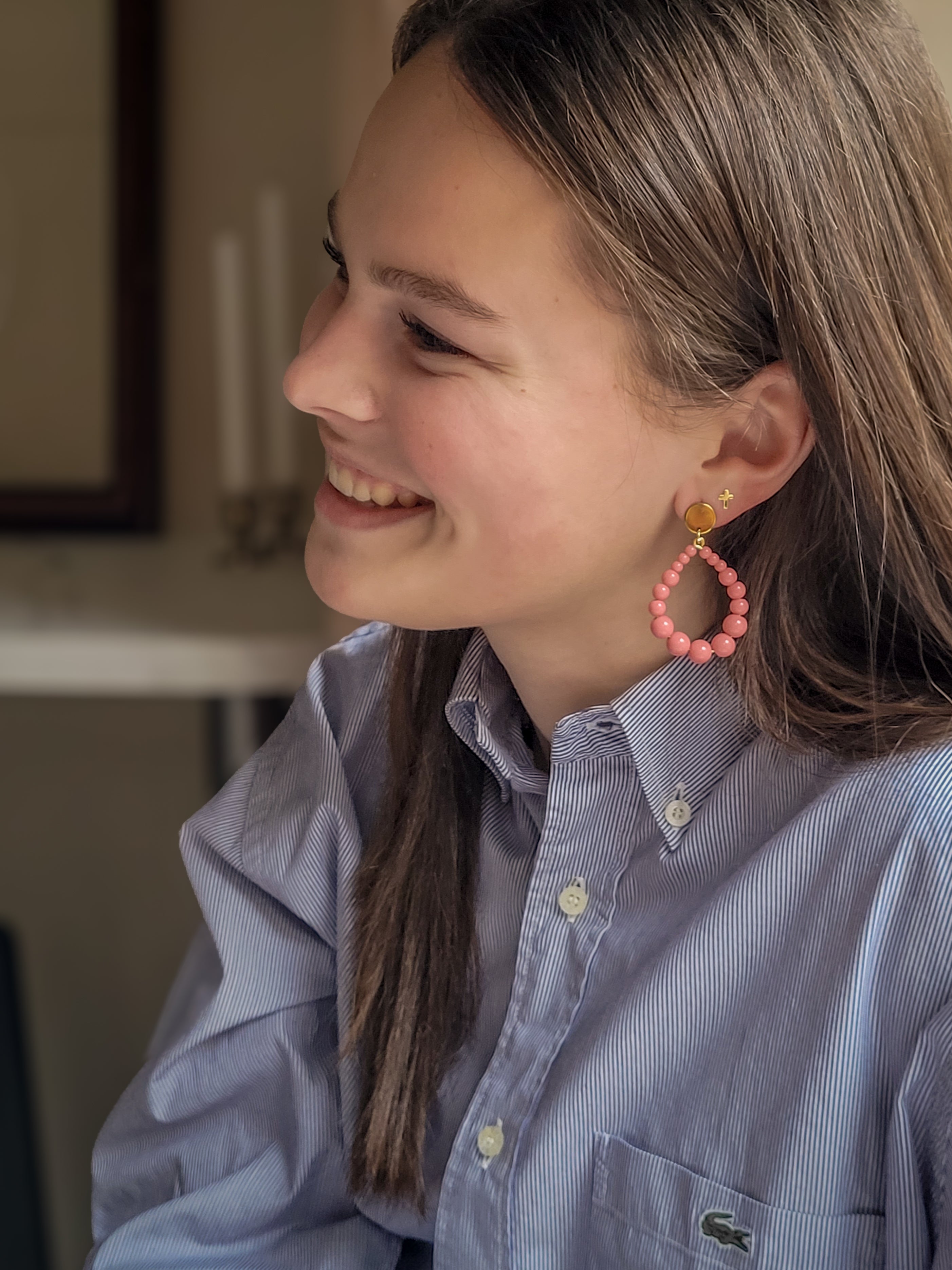 Statement oorbellen | Druppel | Juna | Glans