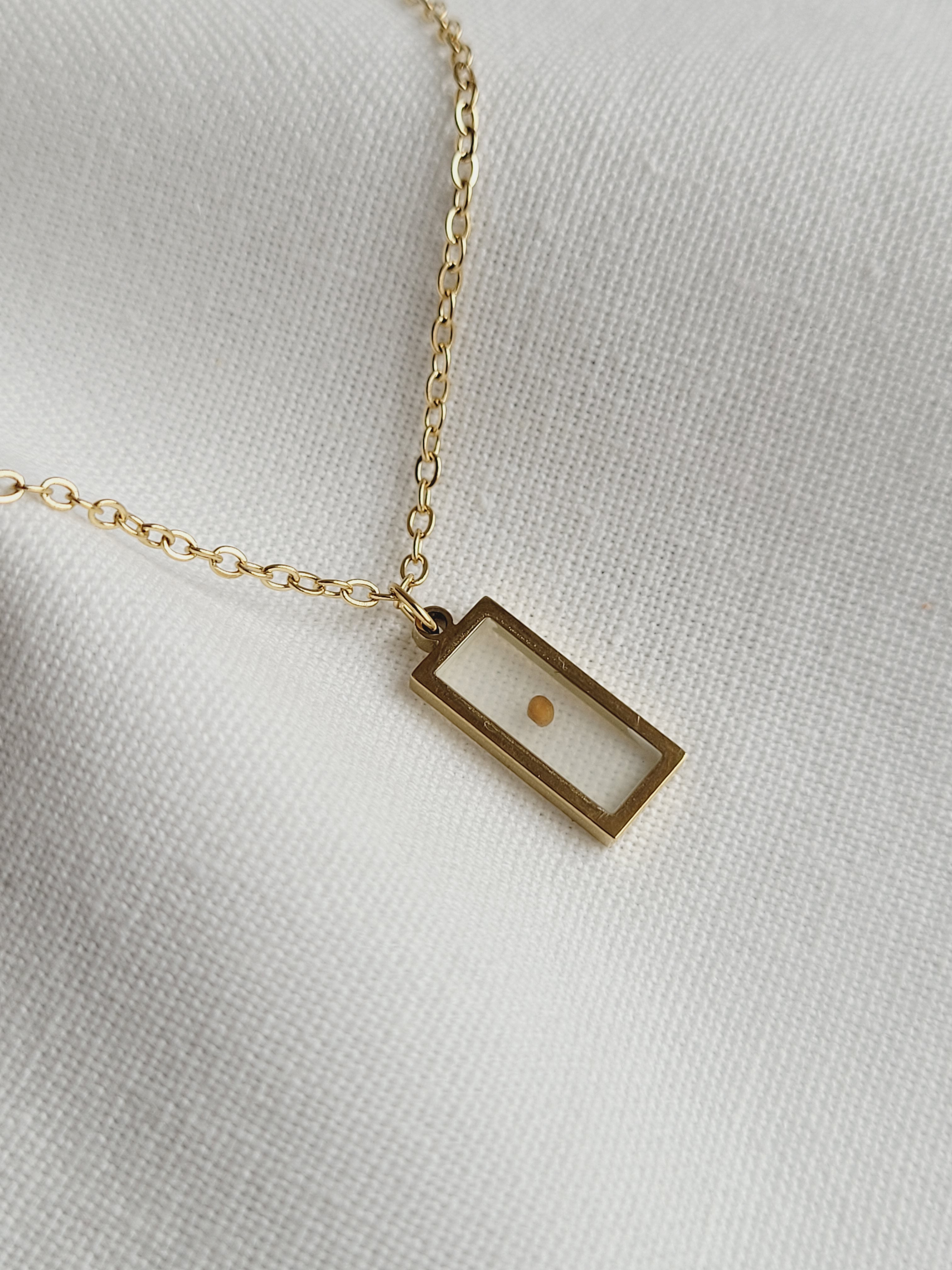 Ketting Mosterdzaadje | goud