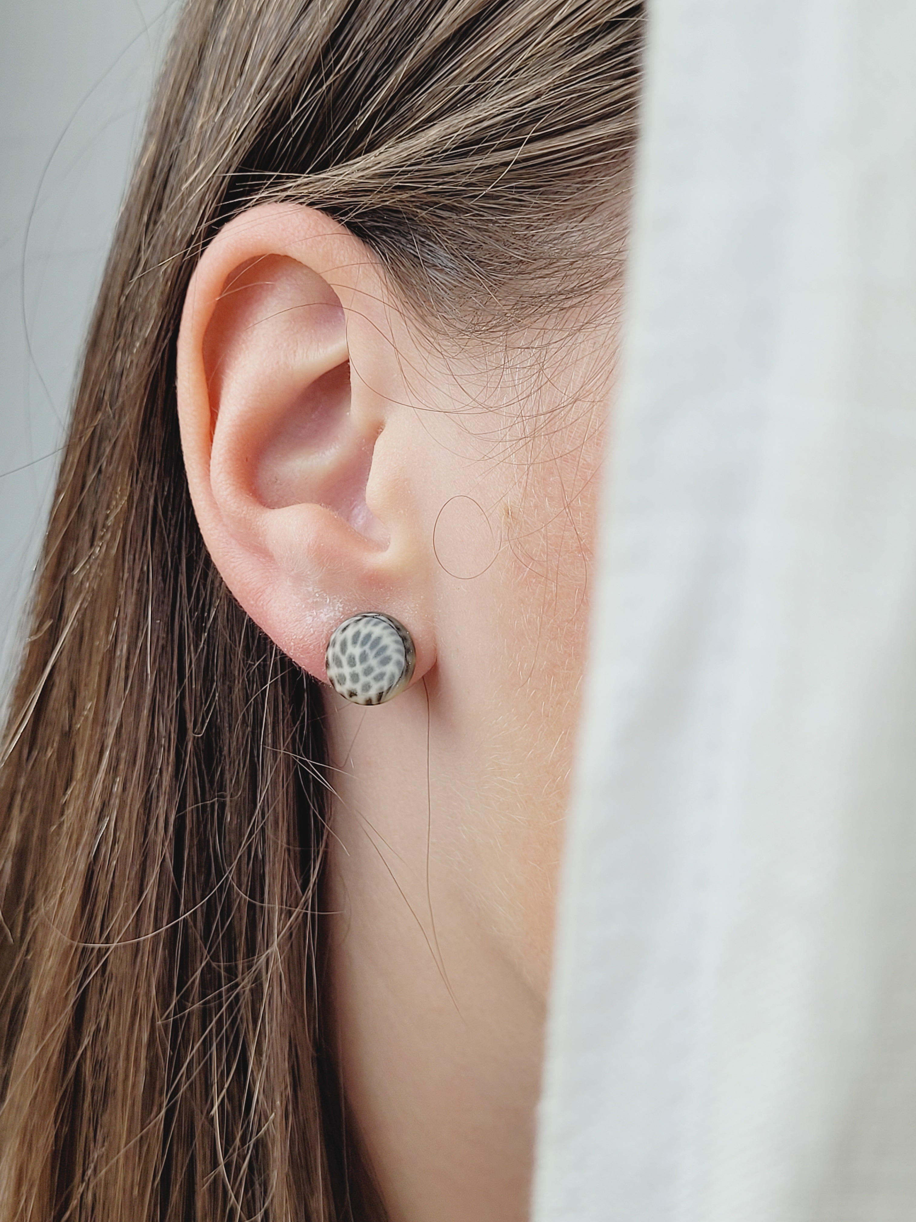 Kleine oorstekers | Rond | Dotjes | Luipaard