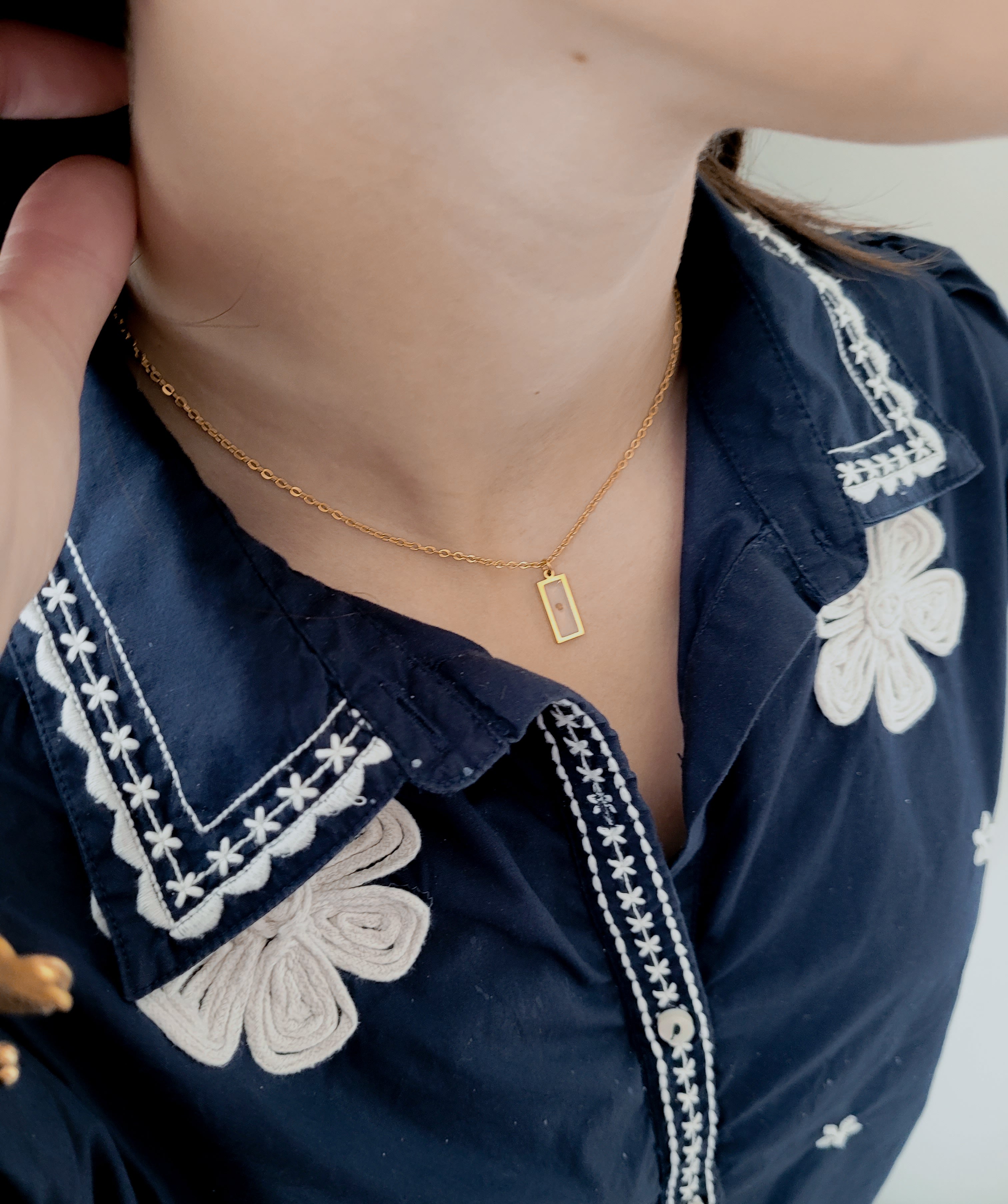Ketting Mosterdzaadje | goud