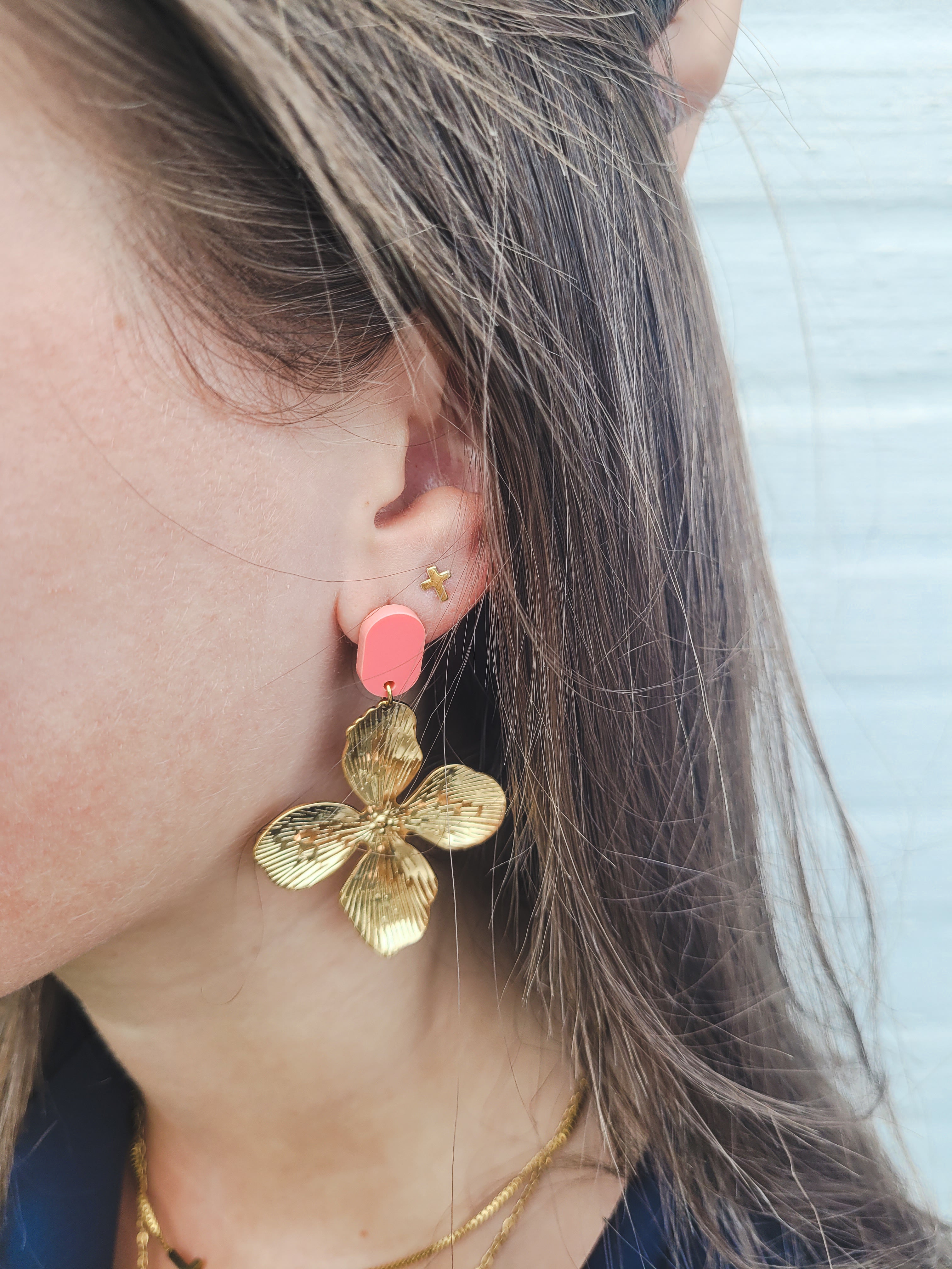 Statement oorbellen | Bloem | Lilly