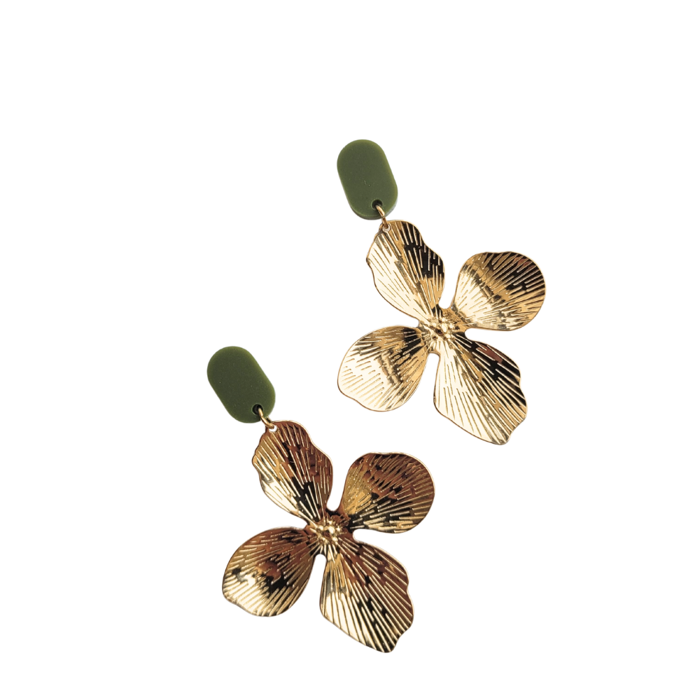 Statement oorbellen | Bloem | Lilly