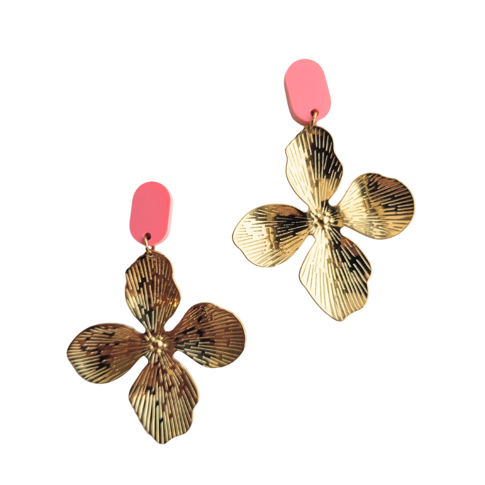 Statement oorbellen | Bloem | Lilly