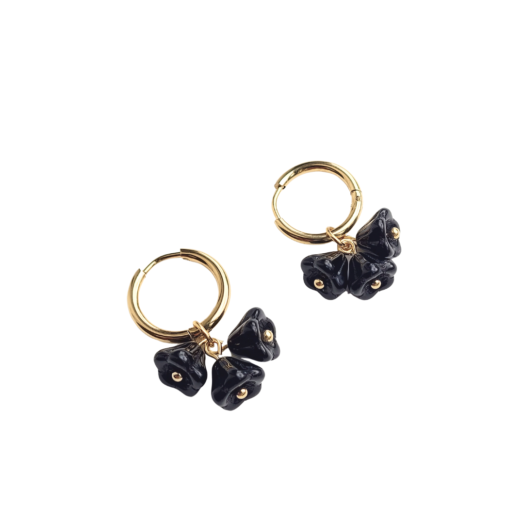 Oorringen huggie | goud of zilver | Fleurie