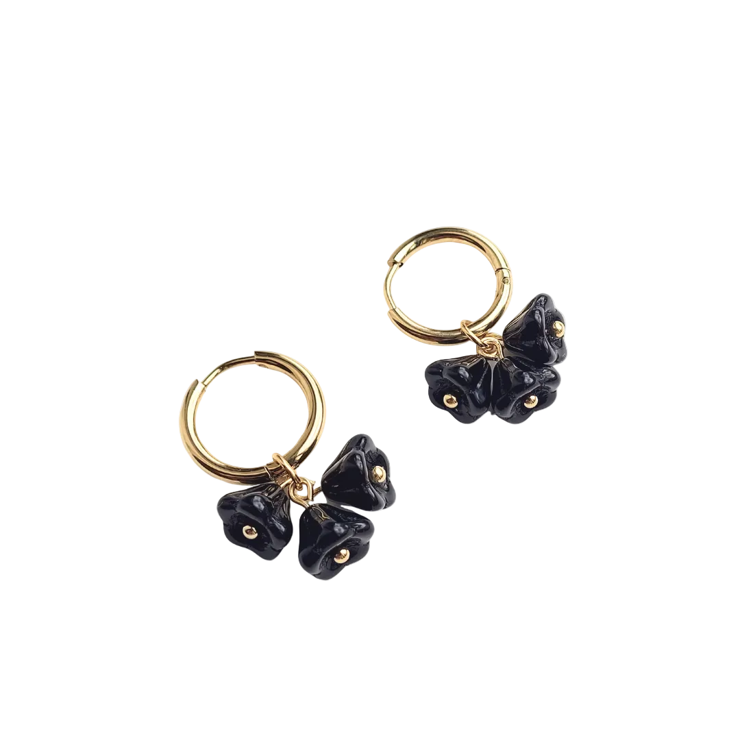 Oorringen huggie | goud of zilver | Fleurie