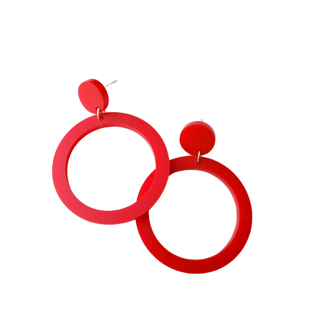 Statement oorbellen | Rond | Nina | MAT