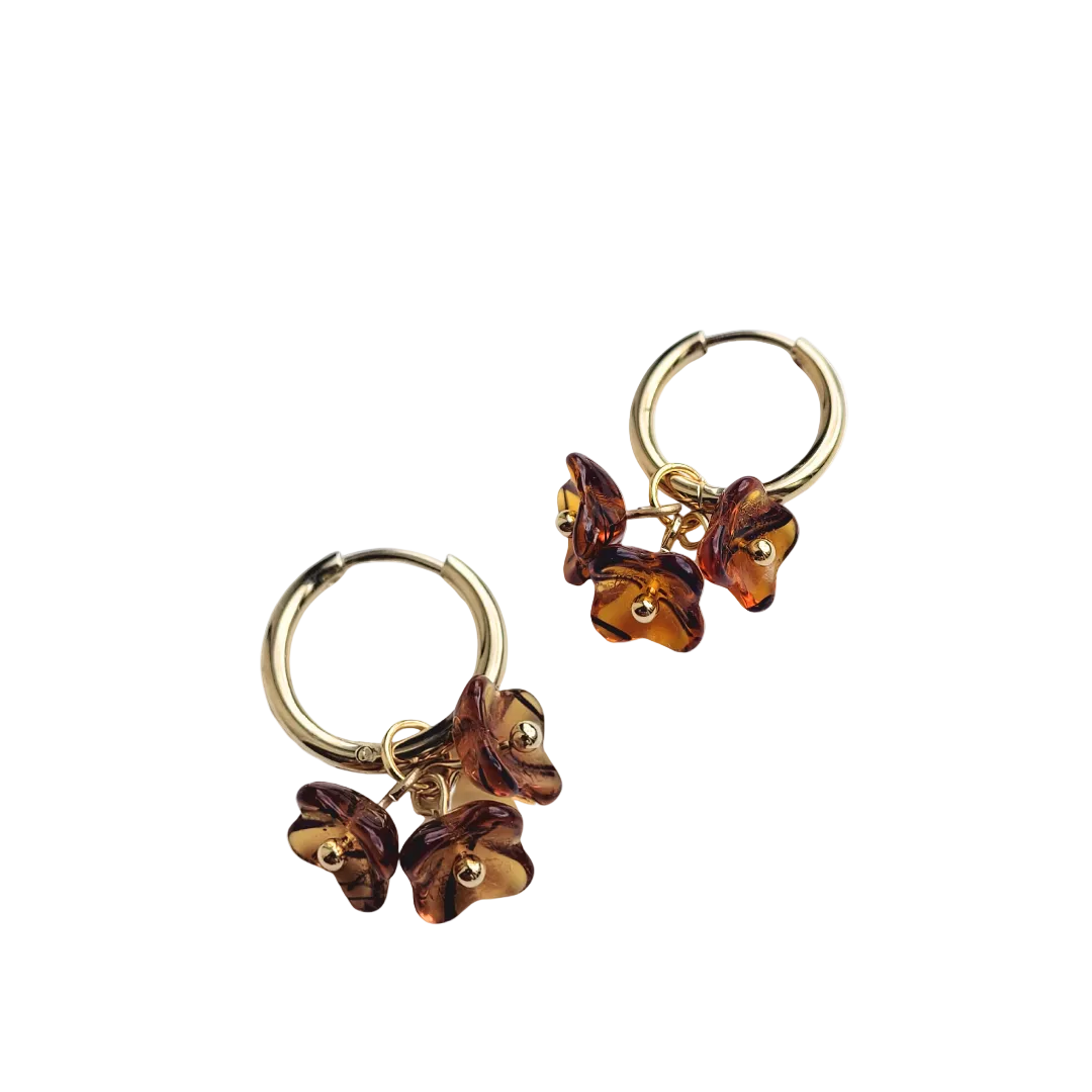 Oorringen huggie | goud of zilver | Fleurie