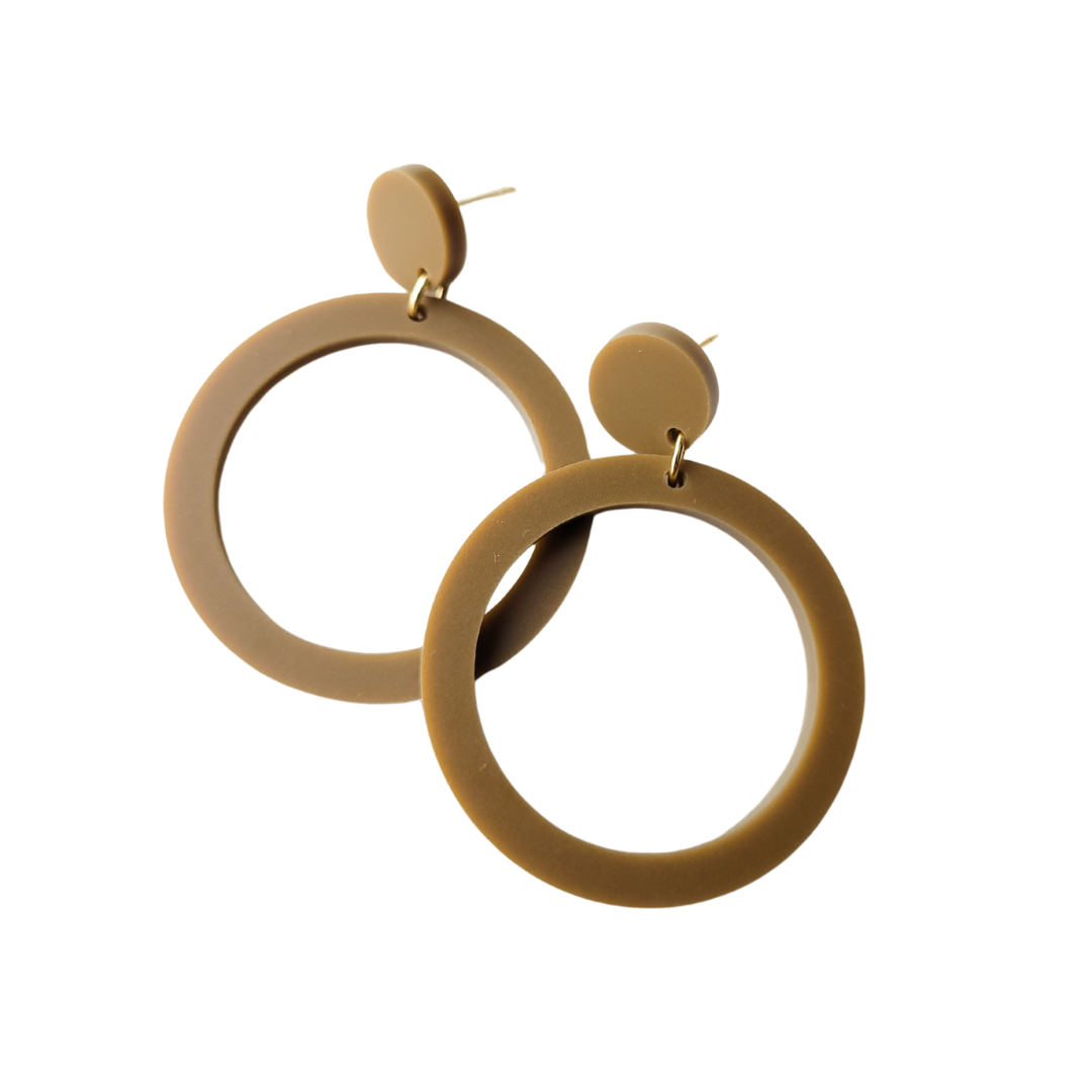 Statement oorbellen | Rond | Nina | MAT