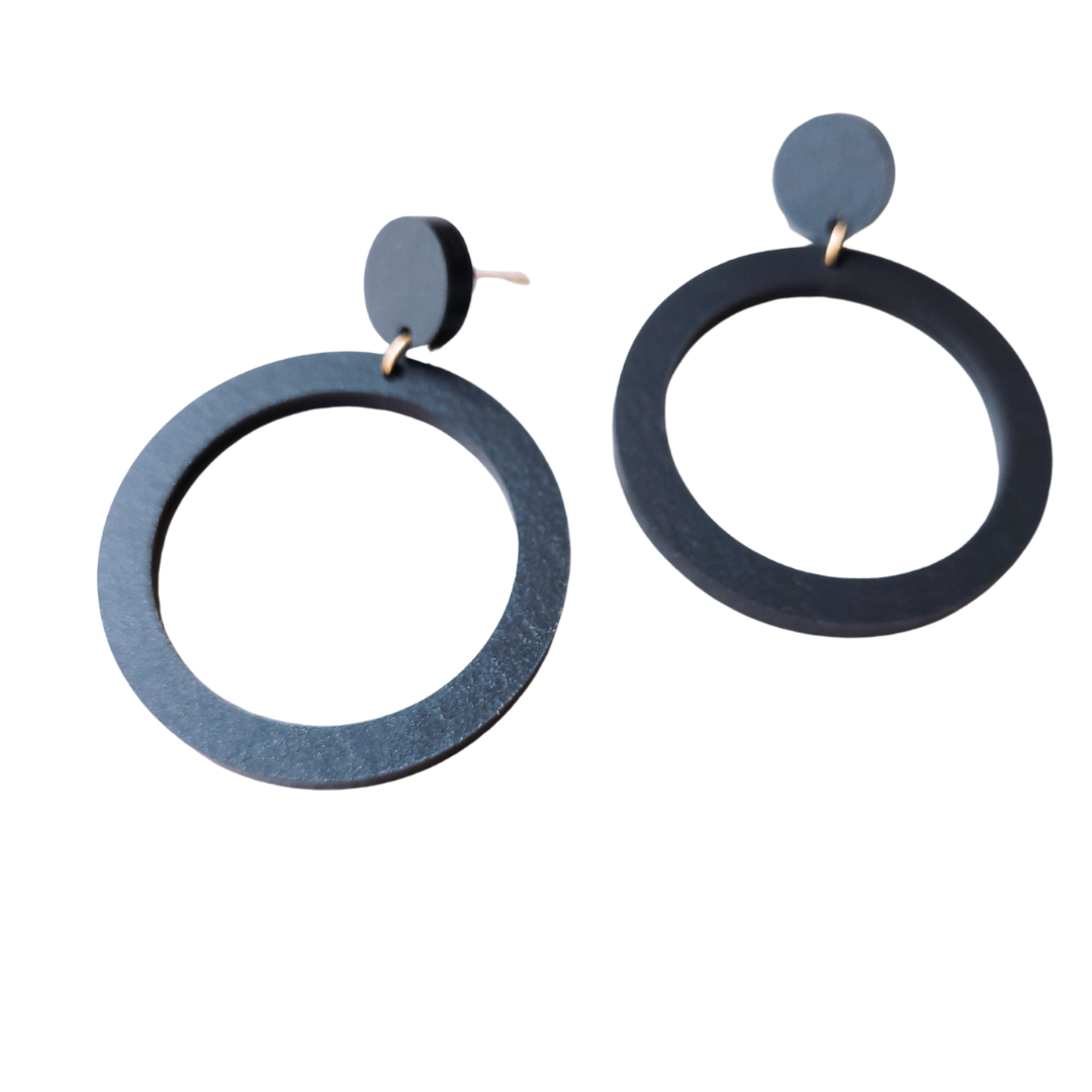 Statement oorbellen | Rond | Nina | MAT