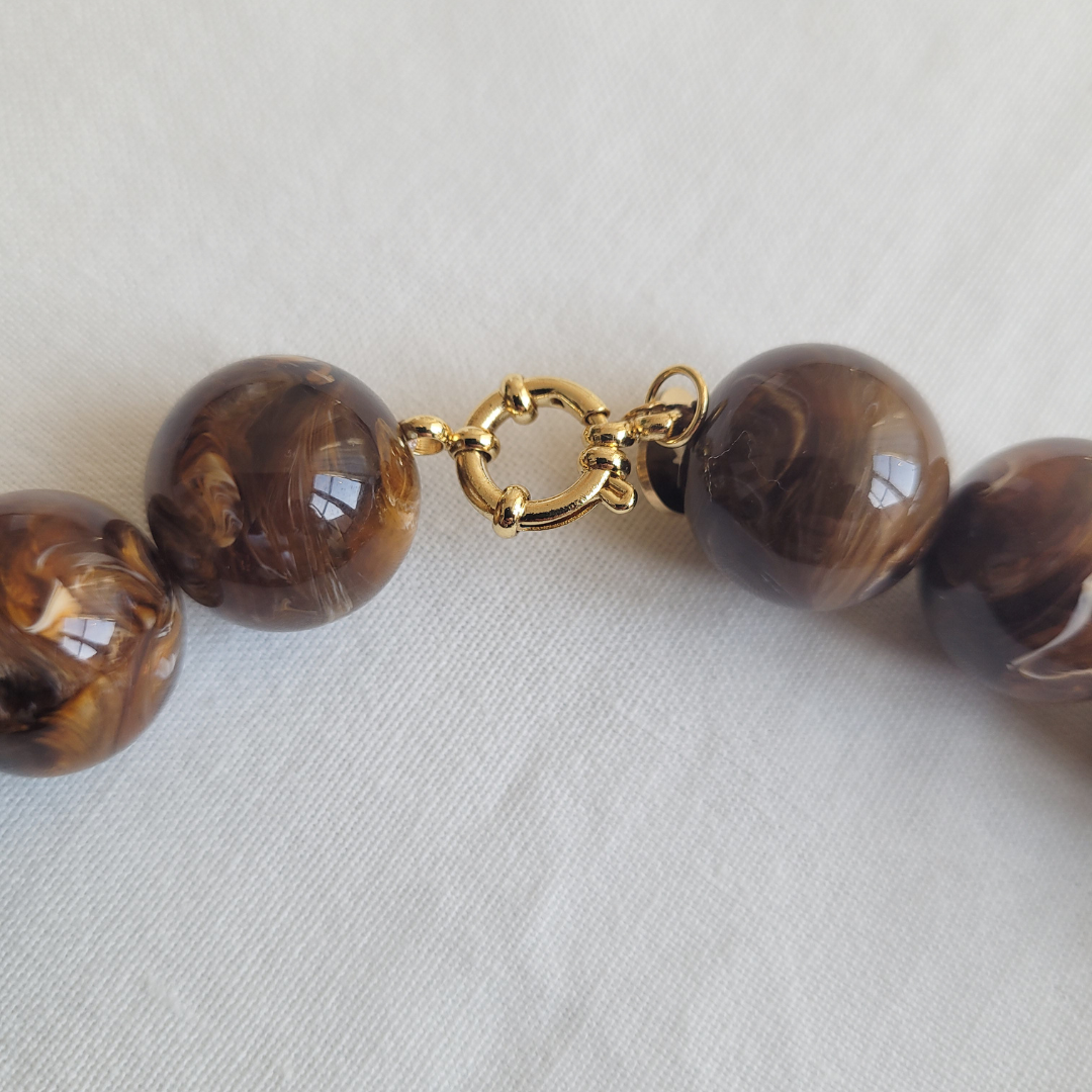 Statement ketting | grote kralen