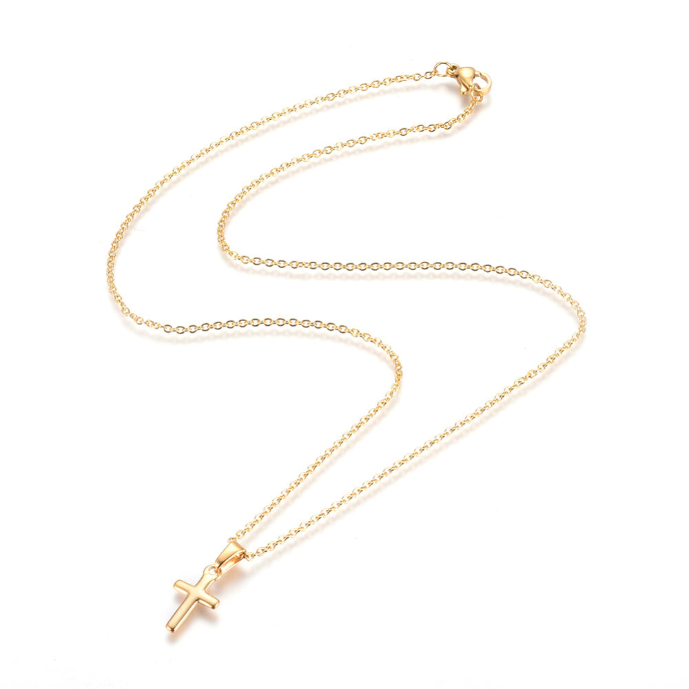 Ketting met kruisje | goud