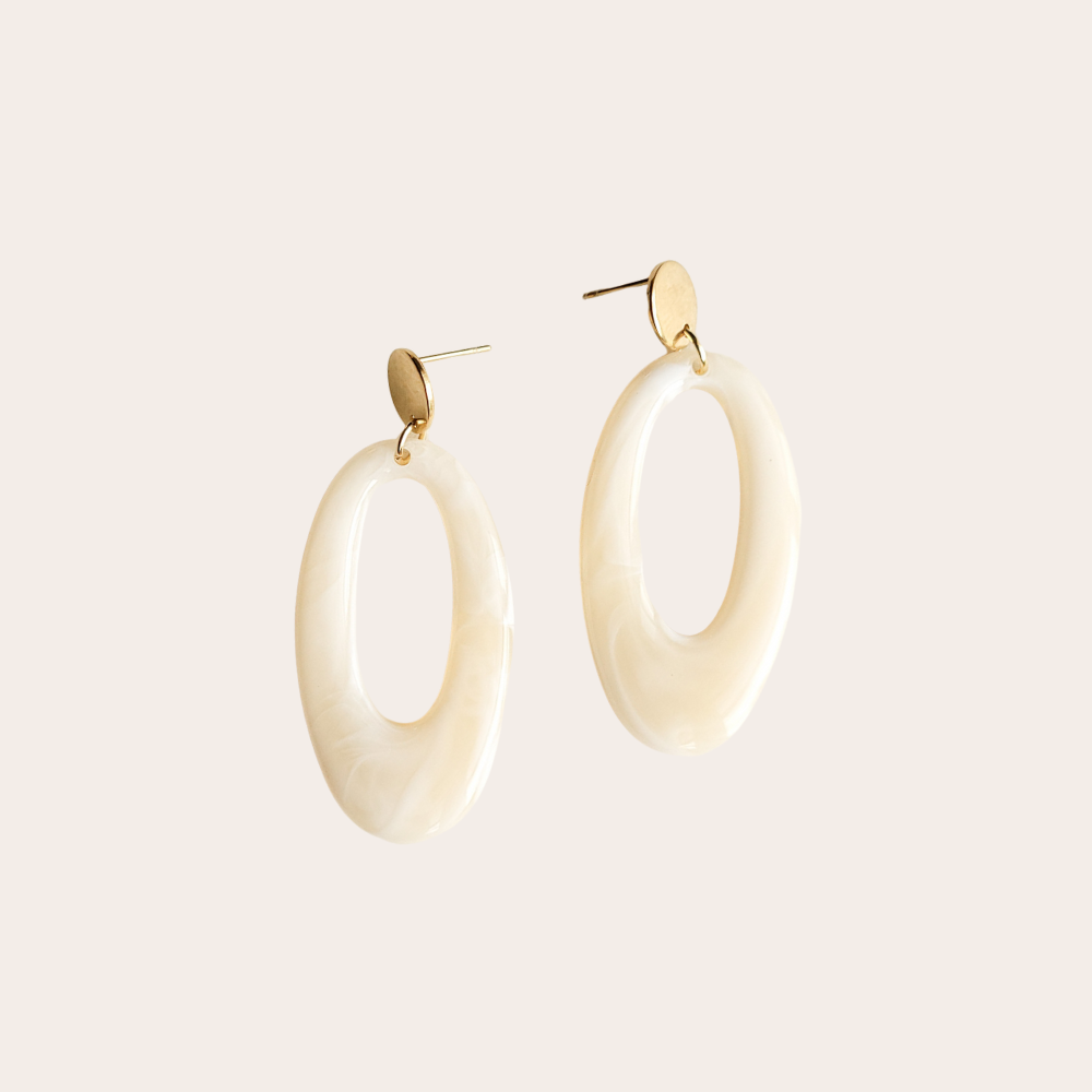 Statement oorbellen | ovaal | Mirjam