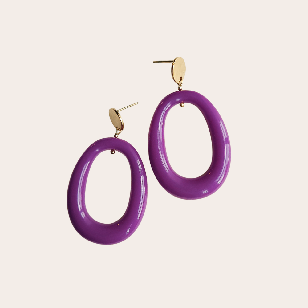 Statement oorbellen | Ovaal | Lois