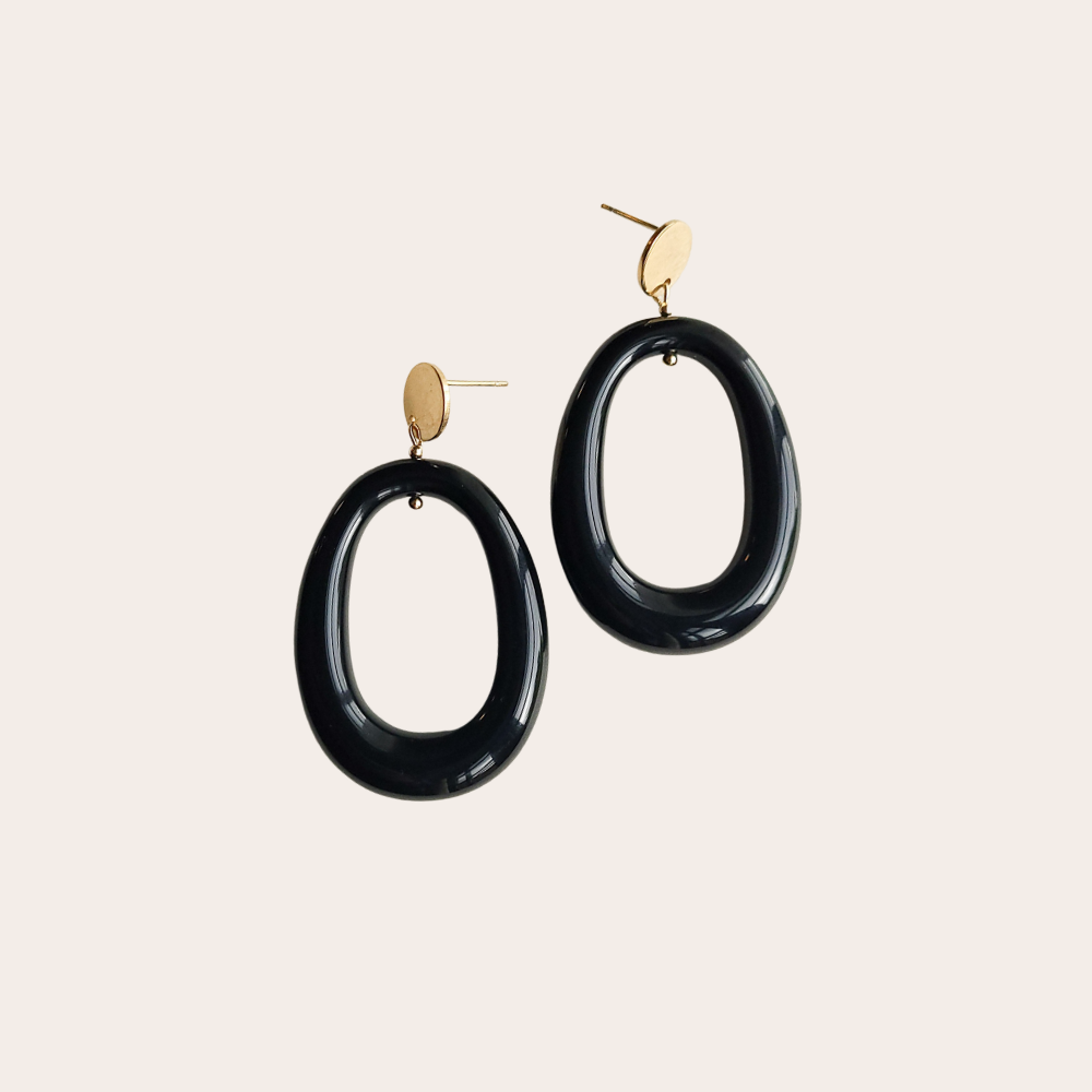 Statement oorbellen | Ovaal | Lois