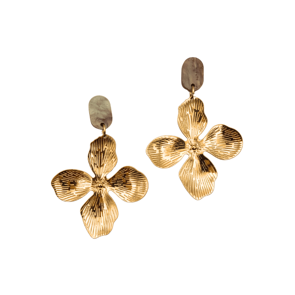 Statement oorbellen | Bloem | Lilly