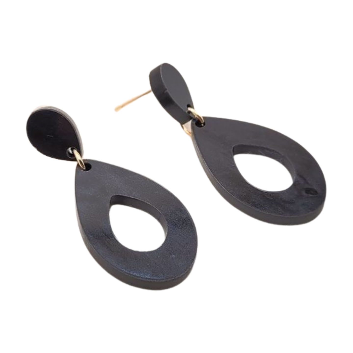 Statement oorbellen | Druppel | Marit | Parelmoer