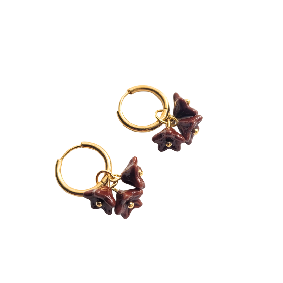 Oorringen huggie | goud of zilver | Fleurie