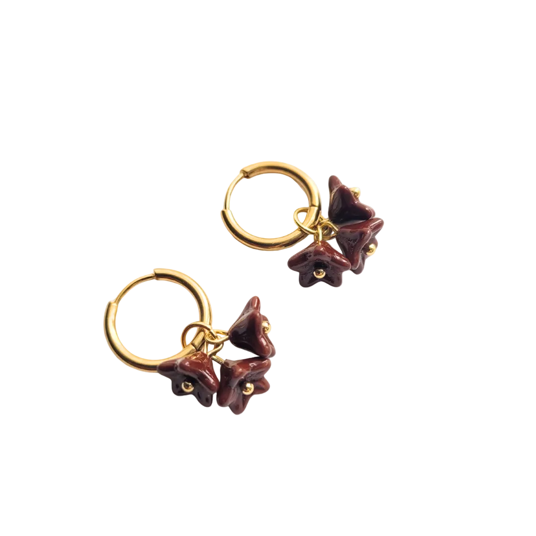 Oorringen huggie | goud of zilver | Fleurie