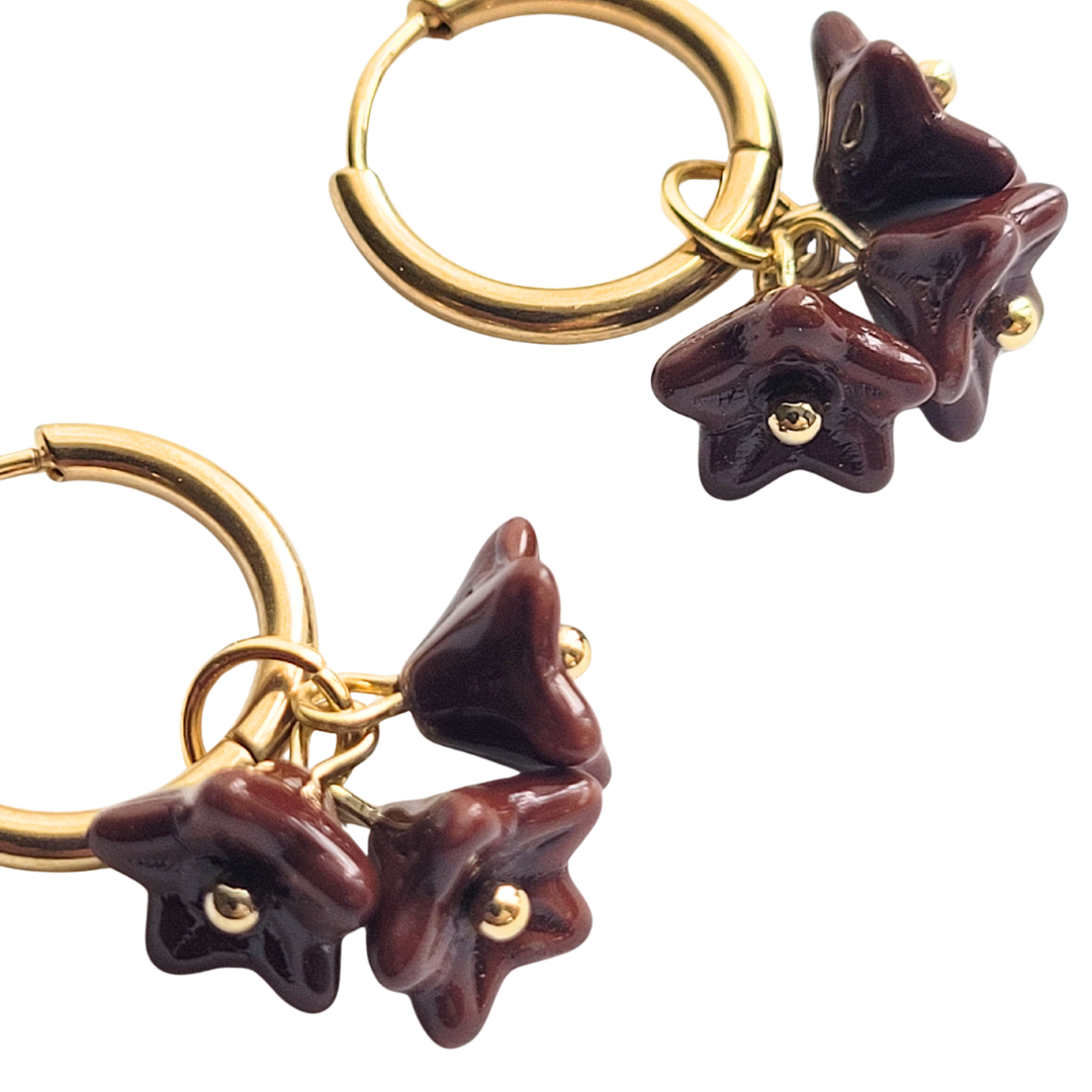 Oorringen huggie | goud of zilver | Fleurie