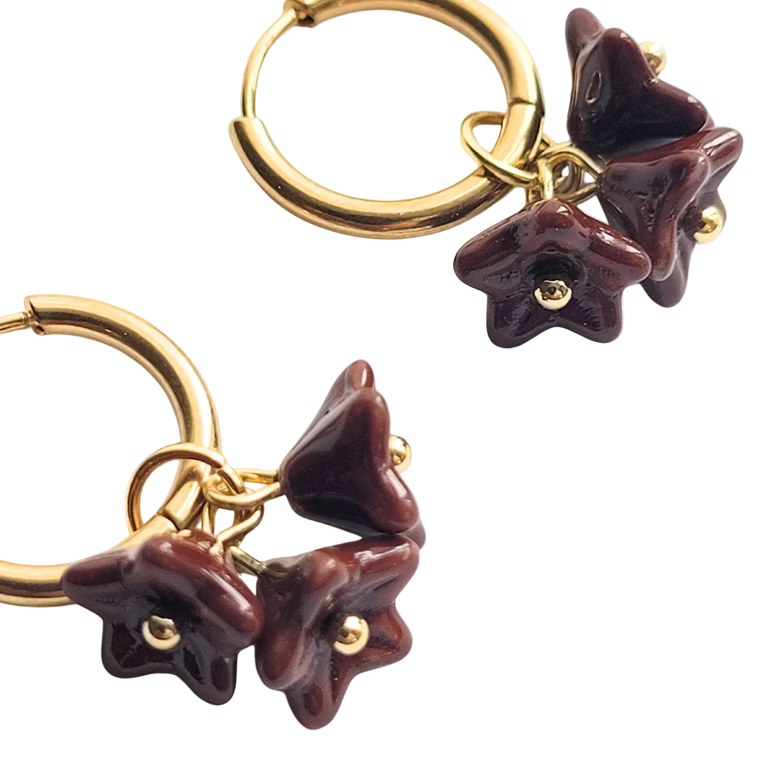 Oorringen huggie | goud of zilver | Fleurie