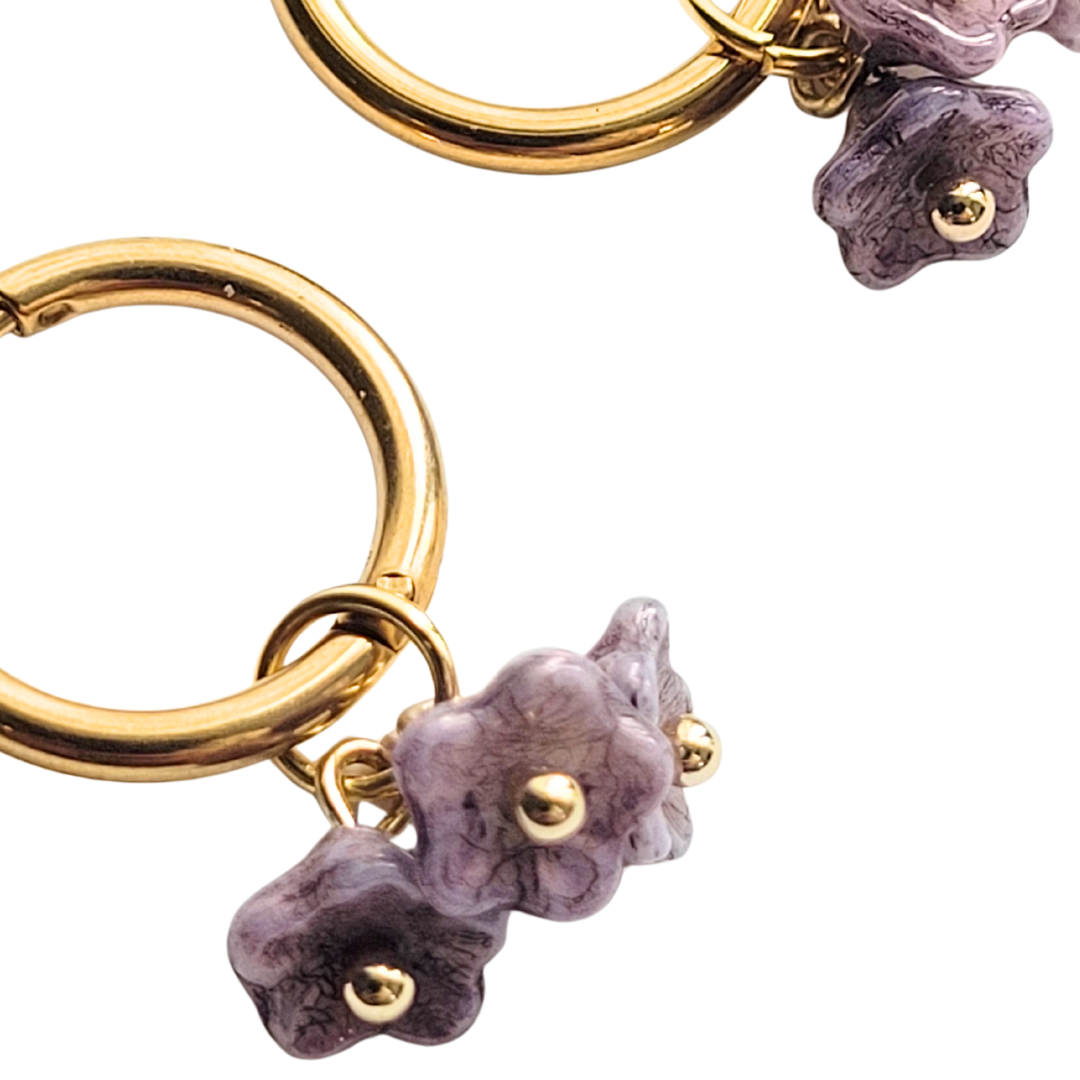 Oorringen huggie | goud of zilver | Fleurie