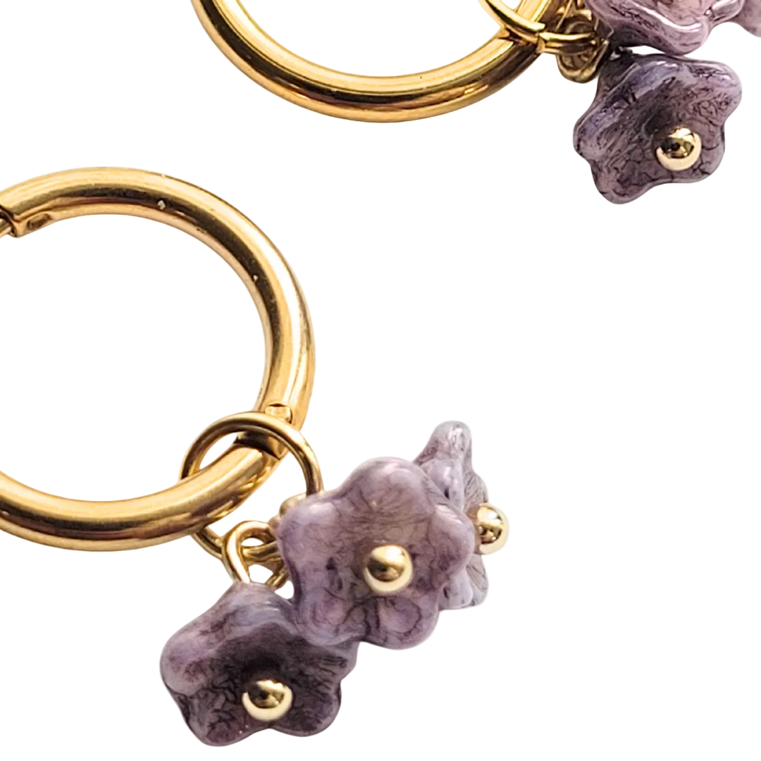 Oorringen huggie | goud of zilver | Fleurie