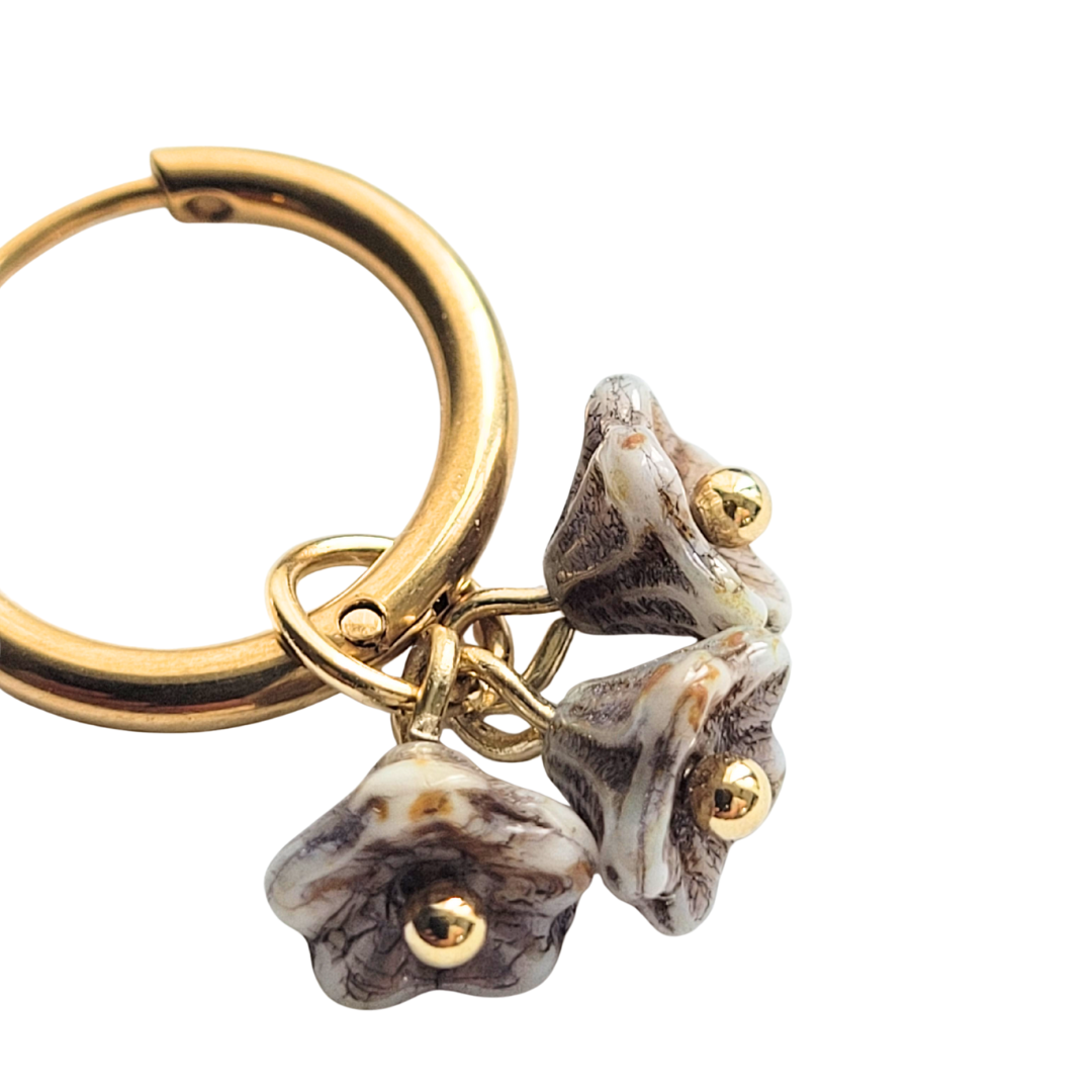 Oorringen huggie | goud of zilver | Fleurie