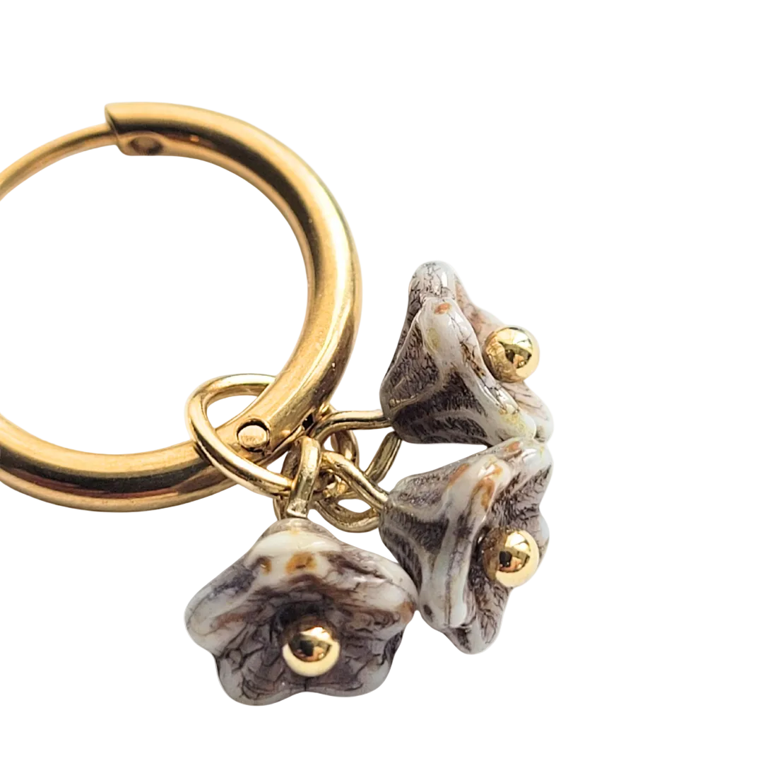 Oorringen huggie | goud of zilver | Fleurie