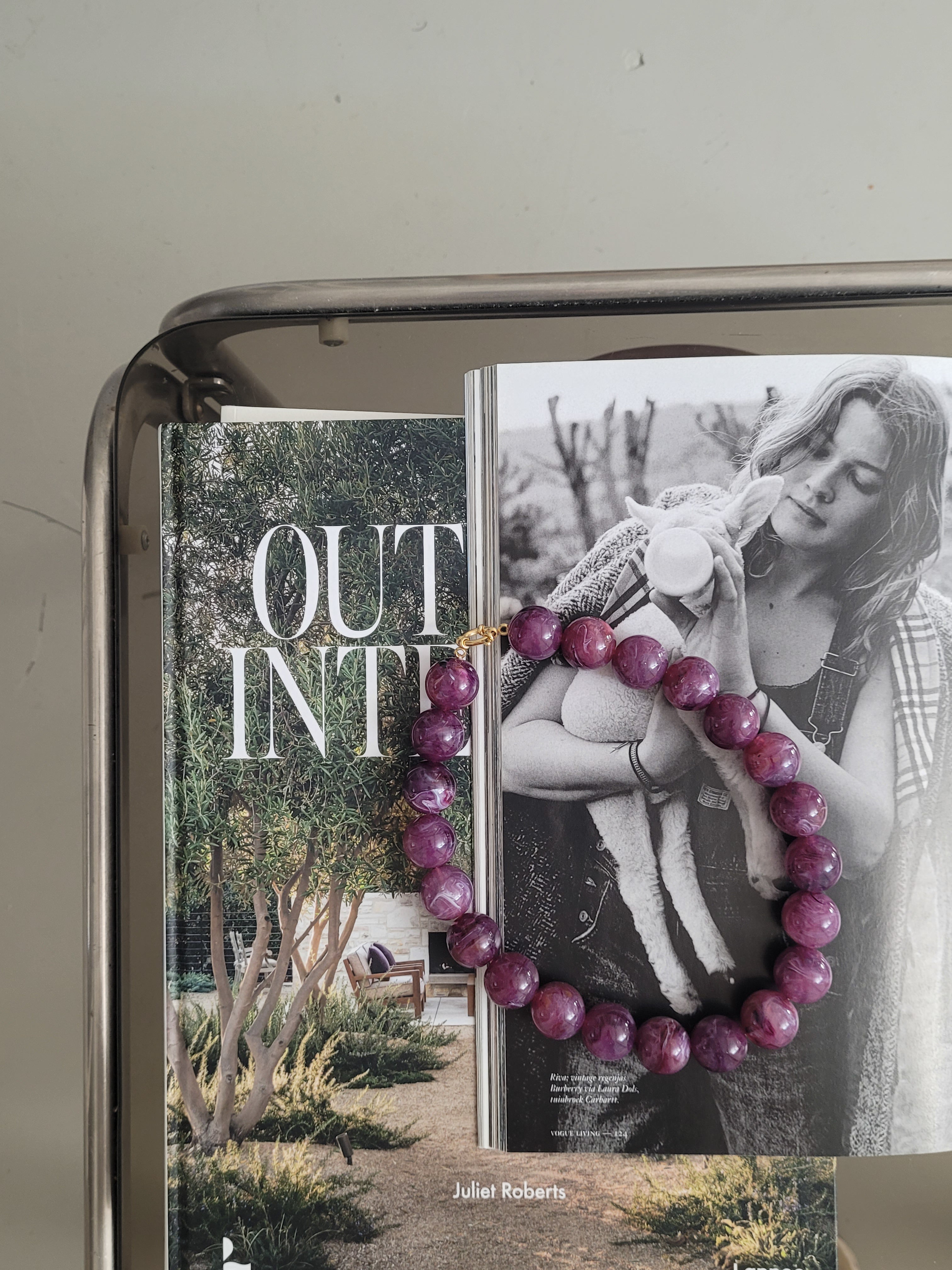 Statement ketting | grote kralen