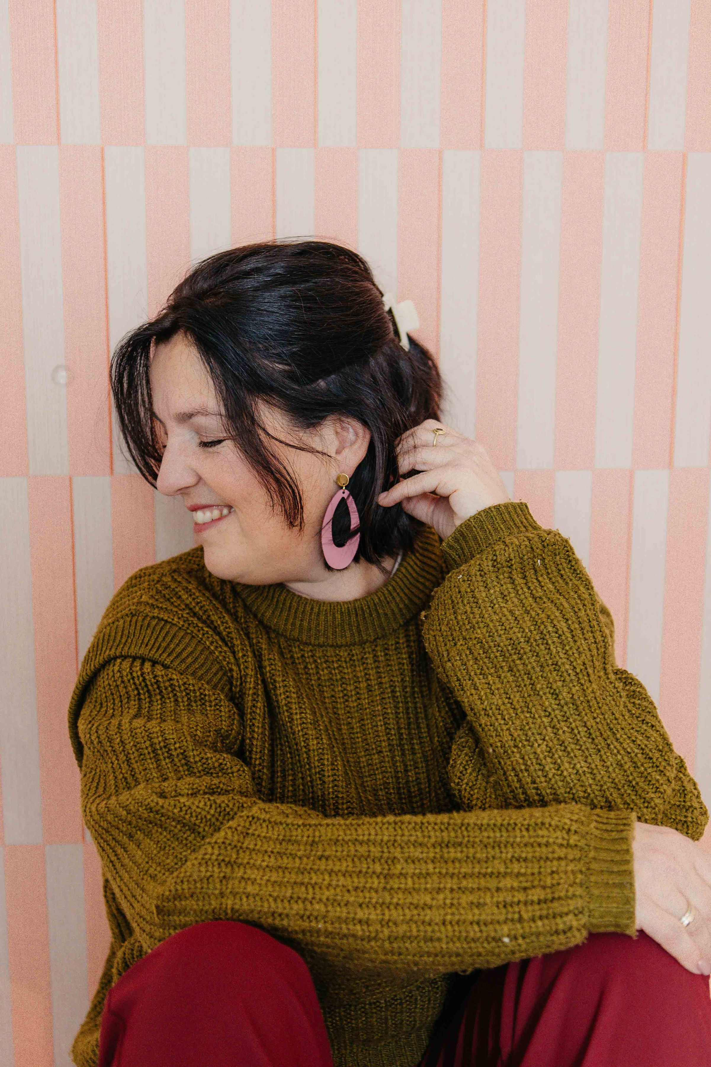 Grote oorbellen van More Than Rubies