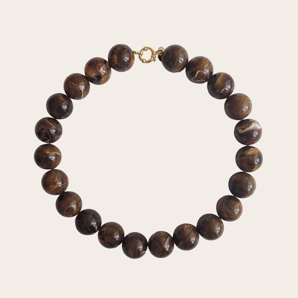 Statement ketting | grote kralen | 20 mm