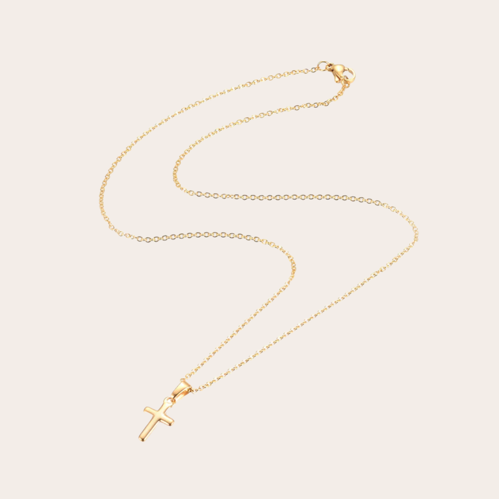 Ketting met kruisje | goud