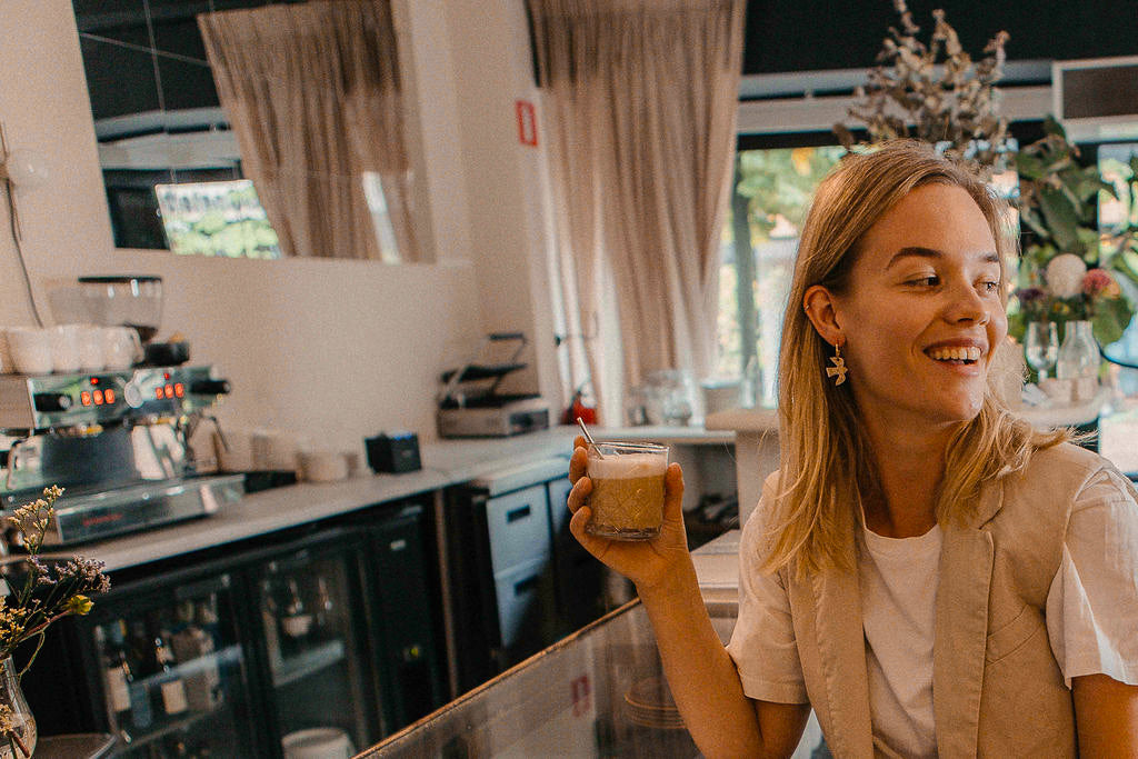 Kleine oorbellen uit de Little Rubies collectie, licht om te dragen