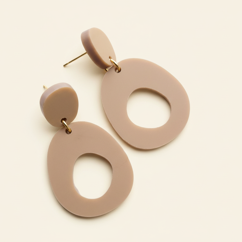 Statement oorbellen | Organisch | Christel MAT