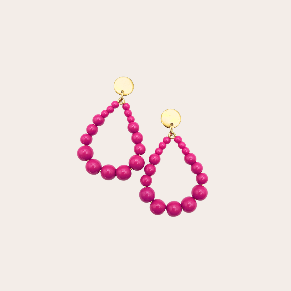 Statement oorbellen | Druppel | Juna | Glans