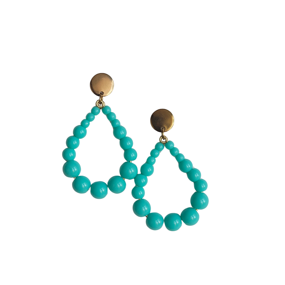 Statement oorbellen | Druppel | Juna | Glans