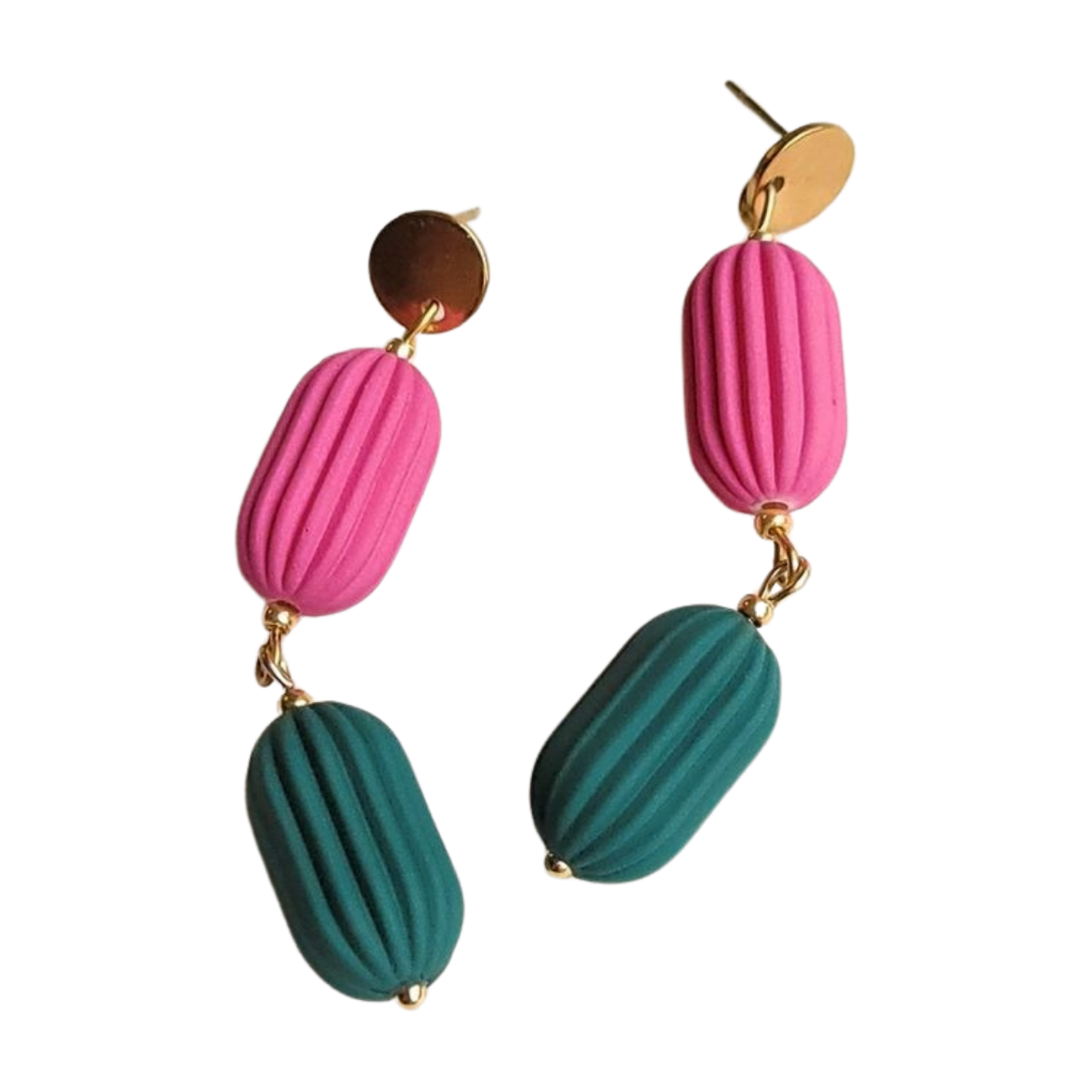 Statement oorbellen | kralen | Olivia