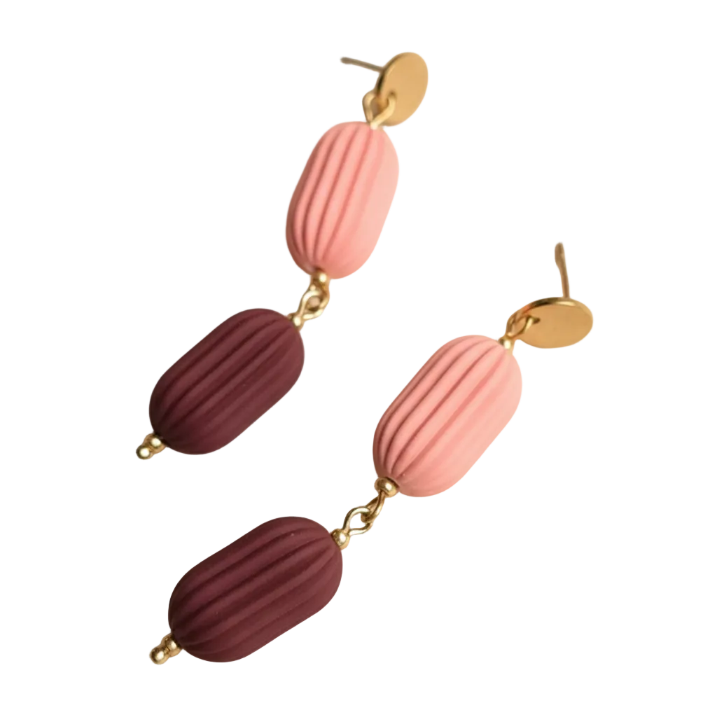 Statement oorbellen | kralen | Olivia