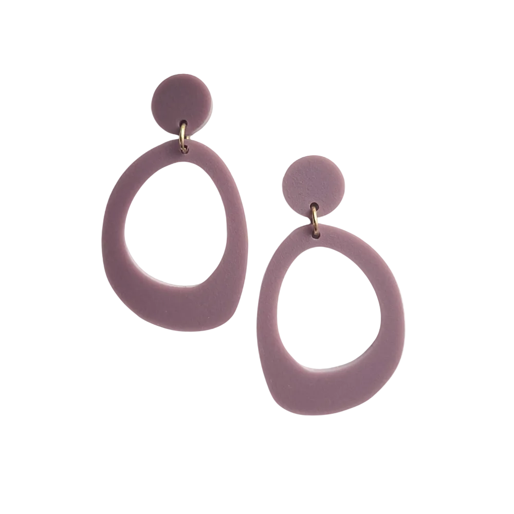 Statement oorbellen organisch | Arwen MAT