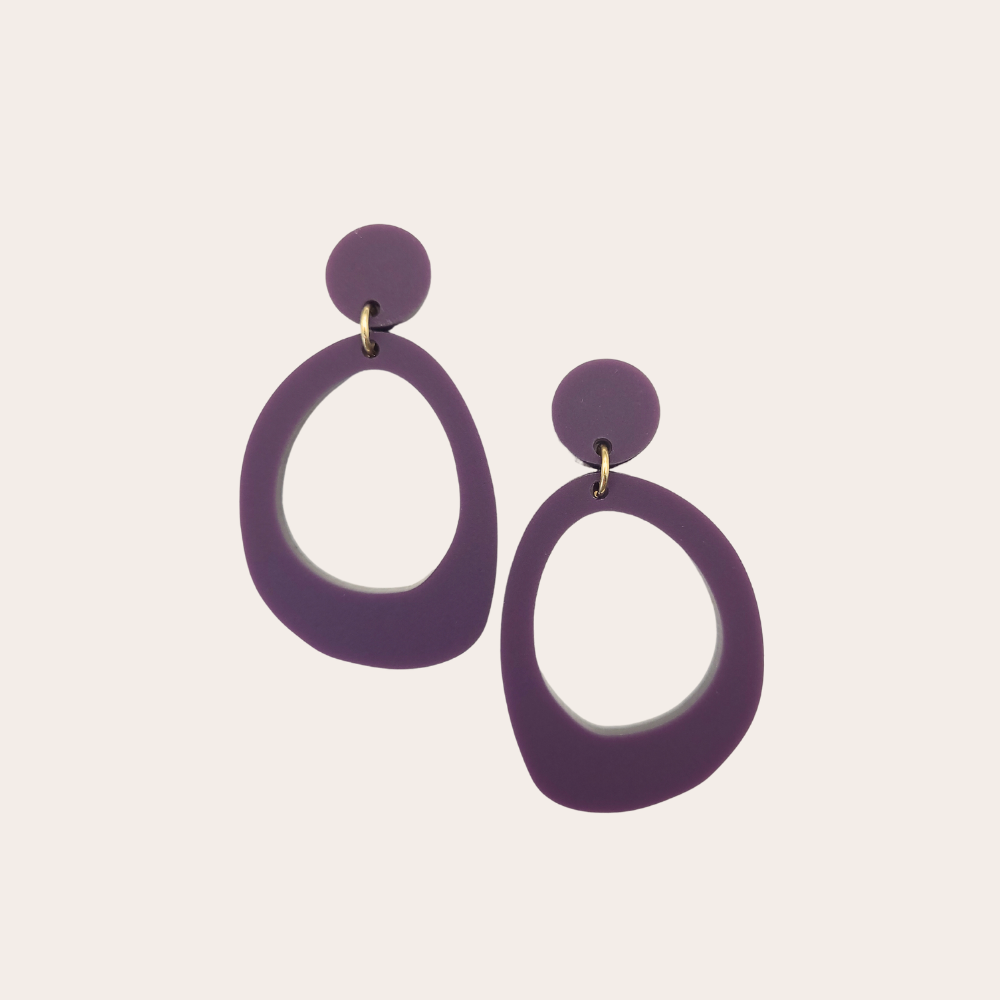 Statement oorbellen organisch | Arwen MAT