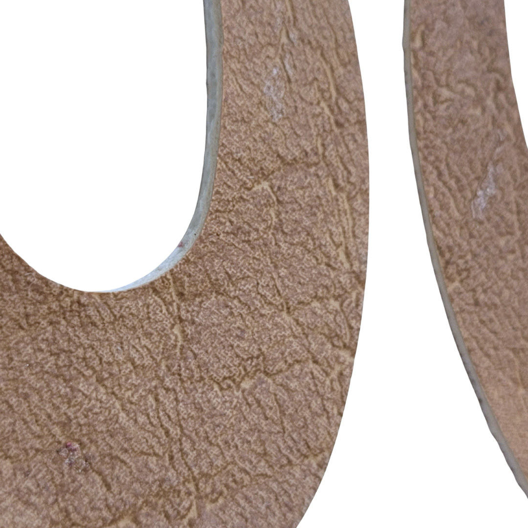 Leren oorbellen | Mirjam