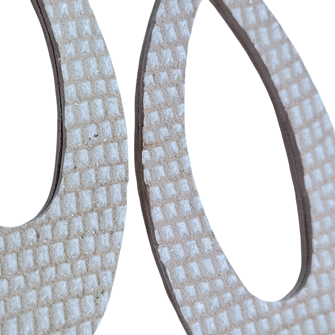 Leren oorbellen | Mirjam