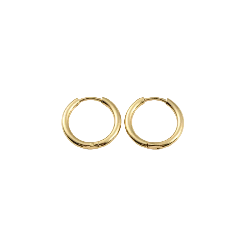 ronde oorringen | goud of zilver | basic