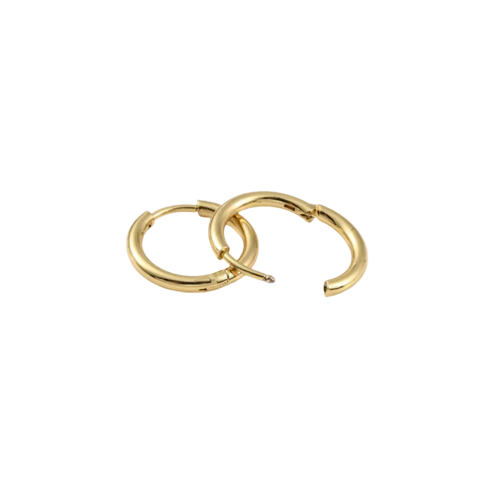 ronde oorringen | goud of zilver | basic